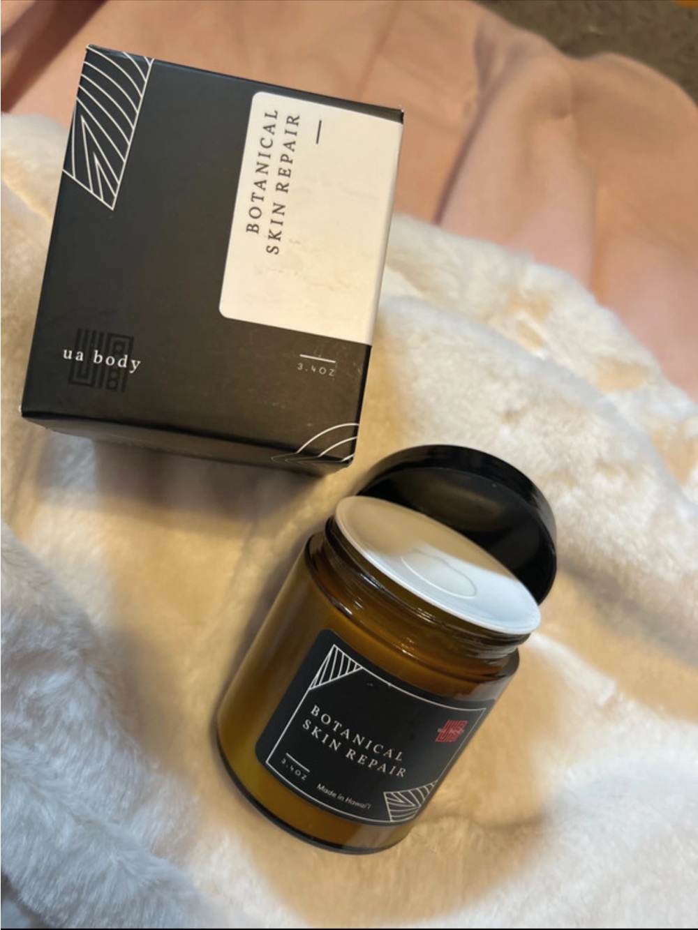 Botanical Skin Repair Cream - Amber Jar, Black Label by ua body